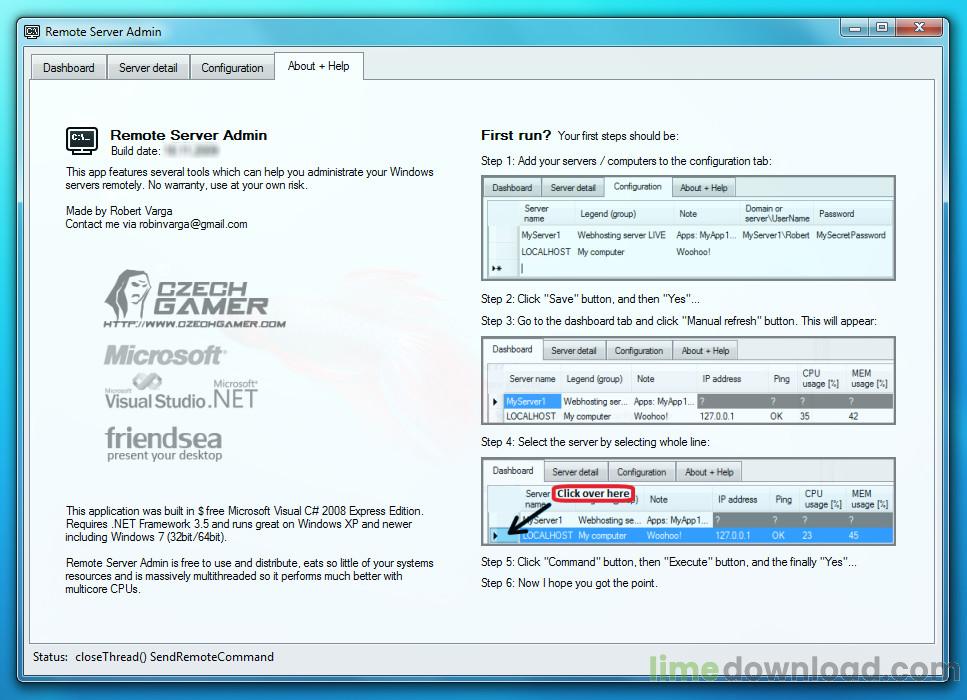 Remote Server Admin
