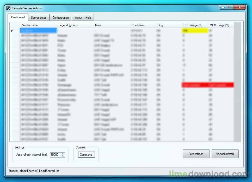 Remote Server Admin