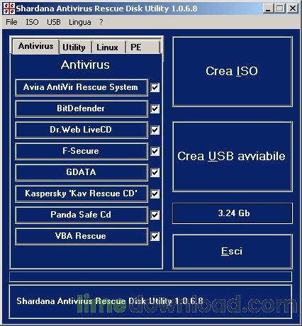Shardana Antivirus Rescue Disk Utility