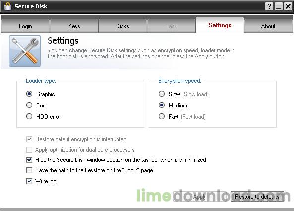 Secure Disk