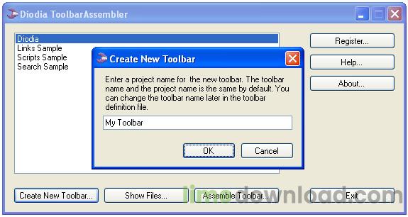 Diodia ToolbarAssembler