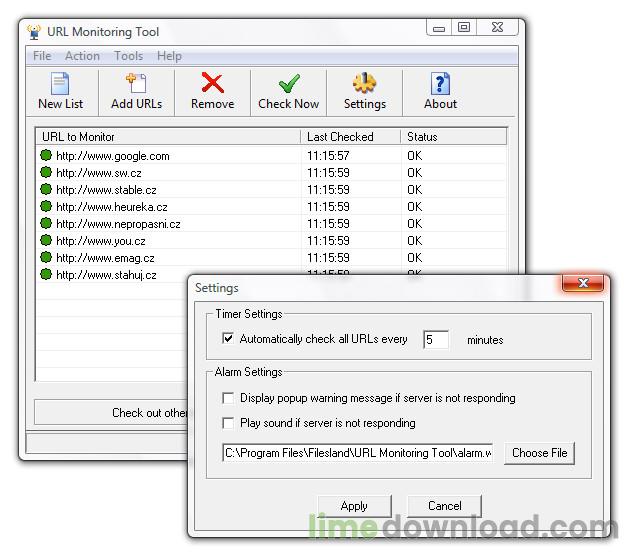 URL Monitoring Tool