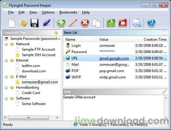FlyingBit Password Keeper