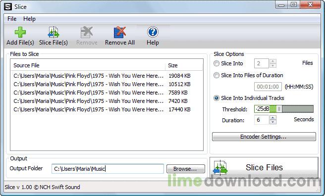 Slice Audio File Splitter