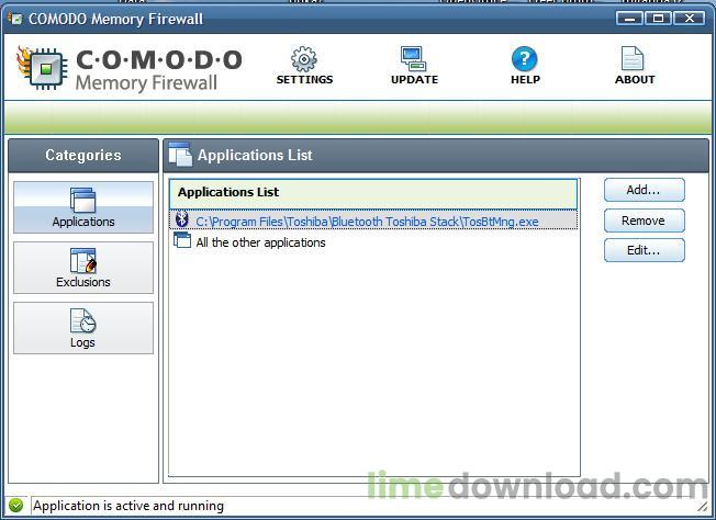 Comodo Memory Firewall