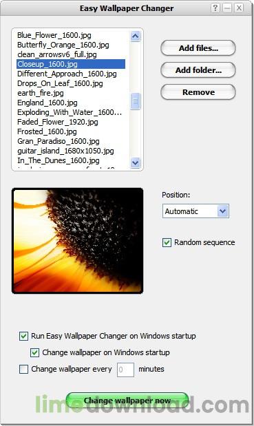 Easy Wallpaper Changer