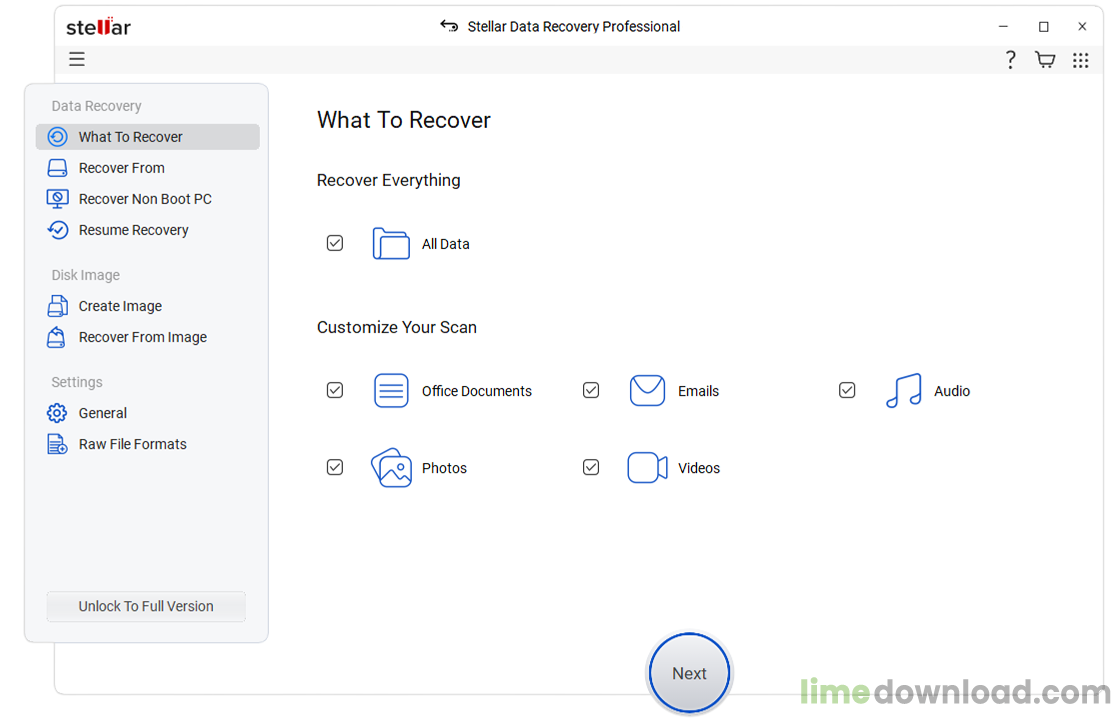 Stellar Data Recovery Professional-Win