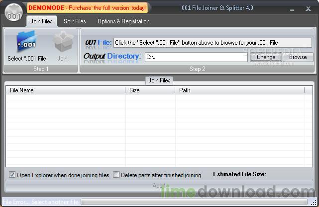 001 File Joiner and Splitter
