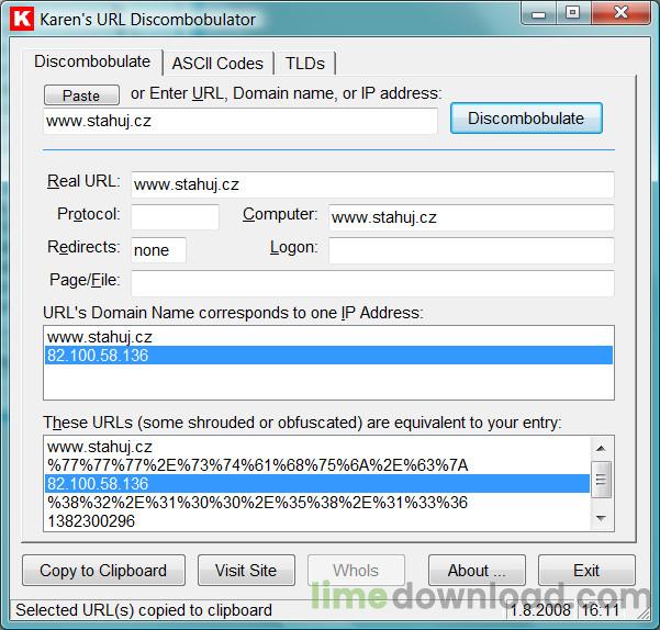 Karen´s URL Discombobulator