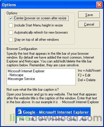 Resize Browser