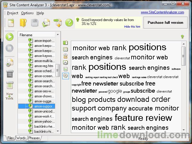 Site Content Analyzer