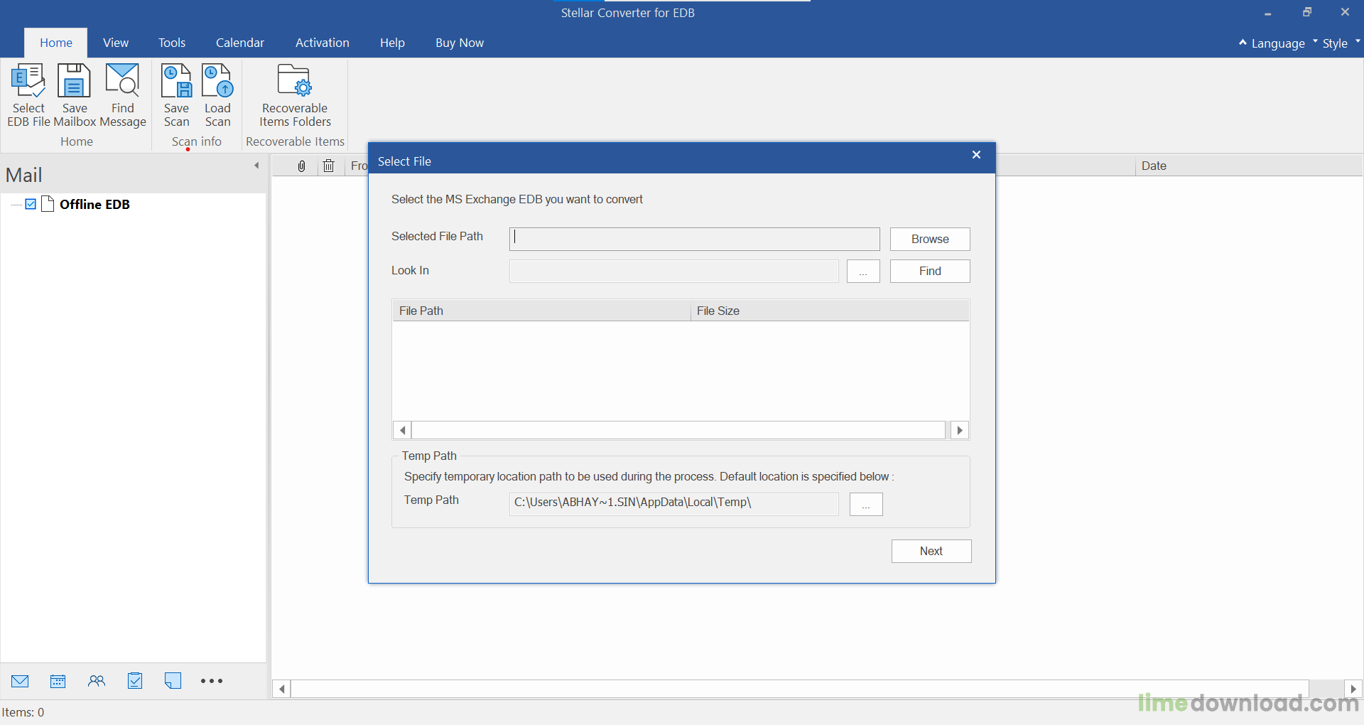 Stellar Converter for EDB