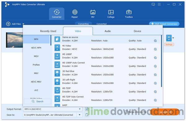 AnyMP4 Video Converter Ultimate