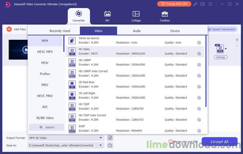 Aiseesoft 4K Converter