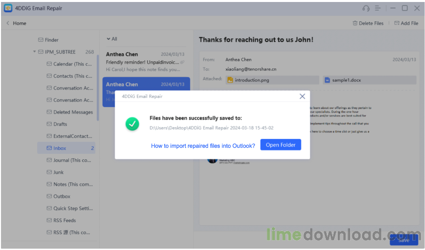 4DDiG Email Repair