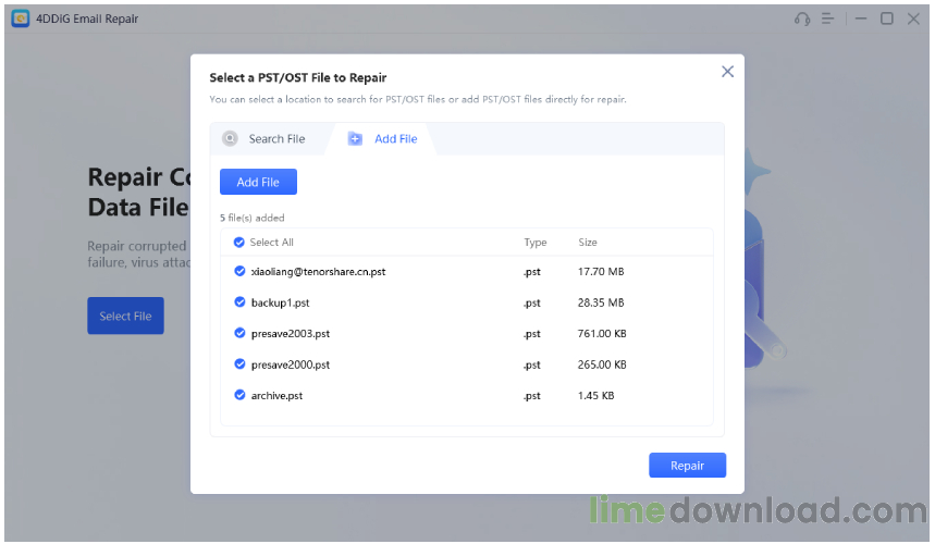 4DDiG Email Repair