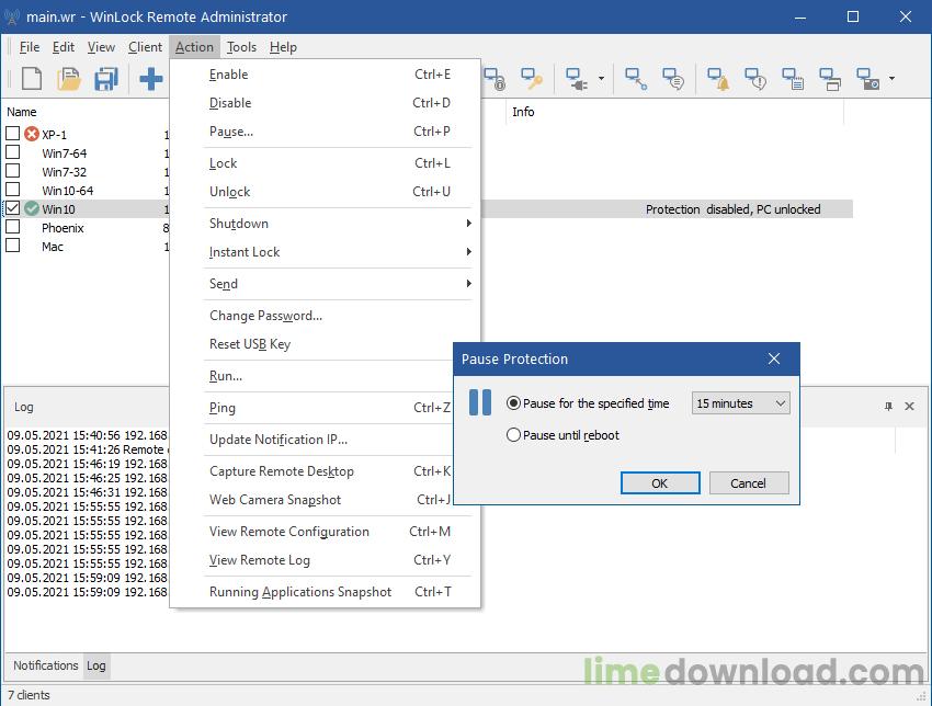 WinLock Remote Admin