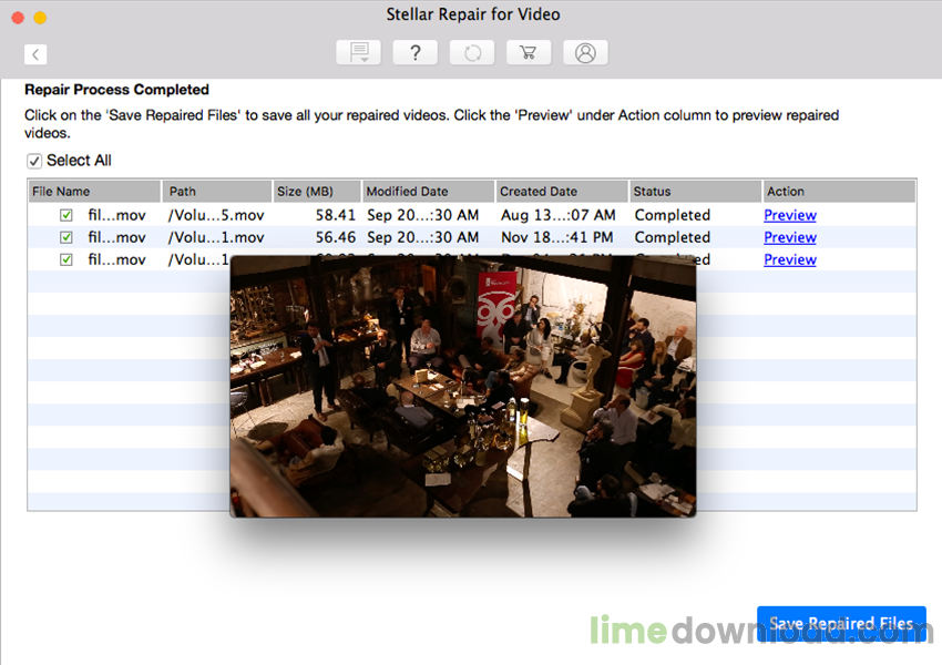 Stellar Repair for Video - Mac