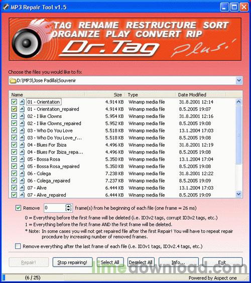 MP3RepairTool