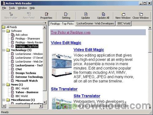 Active Web Reader