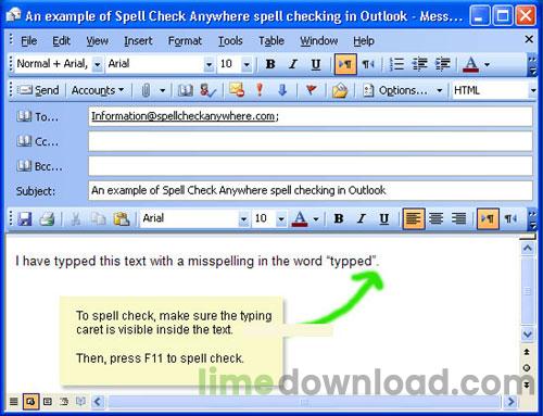 Spell Check Anywhere