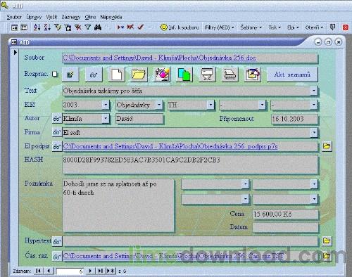 AED - Archiv elektronických dokumentů