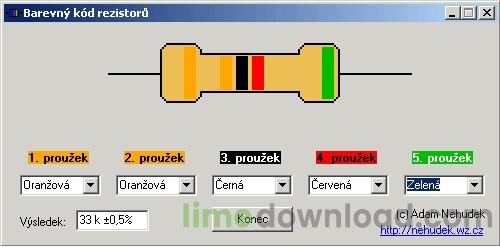 Barevný kód rezistorů