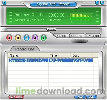 Crystal WMA Recorder