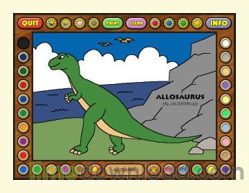 COLORING BOOK 2: DINOSAURS