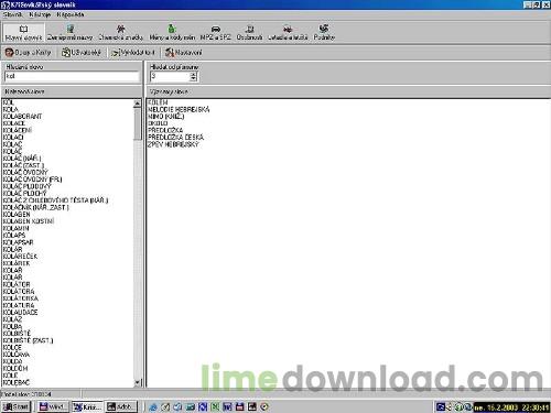 Křížovkářský slovník